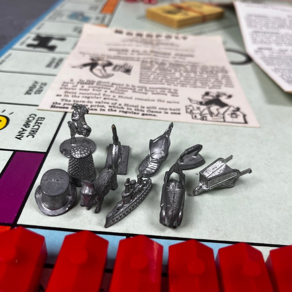 1961 Edition Monopoly Board Game Parker Brothers Real Estate Game MCM Complete! - Picture 10 of 16